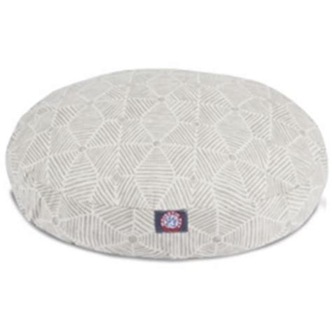 Majestic Pet Charlie Beige Metallic Medium Round Pet Bed